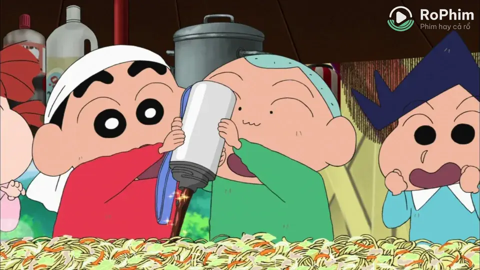 Shin – Cậu Bé Bút Chì 21: Ngon Tuyệt! Sự Sống Còn Của Người Sàng Ăn Hạng B!! Tập FULL